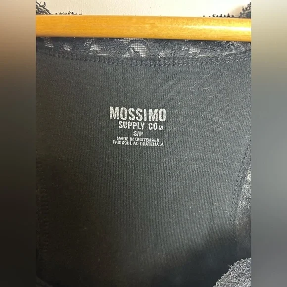 Mossimo Suply Y2K Babydoll Stretch Black Lace Trim Tank Top Size S - Picture 7 of 10